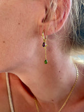 Cargar imagen en el visor de la galería, Aros Estrella con amatista