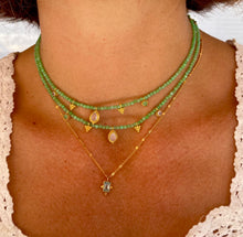 Cargar imagen en el visor de la galería, Collar Sofia topacio azul