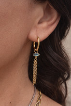 Cargar imagen en el visor de la galería, Aros Sira con labradorita