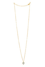 Cargar imagen en el visor de la galería, Collar Sofia topacio azul