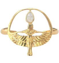 Cargar imagen en el visor de la galería, Pulsera Isis piedra luna blanca