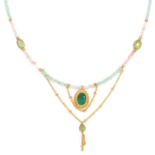 Cargar imagen en el visor de la galería, Gargantilla Ana Crisoprasa