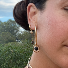 Cargar imagen en el visor de la galería, Aros Estrella con Piedra Adularia – Joyas Exclusivas de Bechi Ulivi Jewels