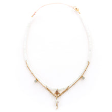 Cargar imagen en el visor de la galería, Gargantilla Ana deluxe piedra luna arco iris