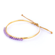 Cargar imagen en el visor de la galería, Pulsera Cristina amatista