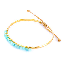 Cargar imagen en el visor de la galería, Pulsera Cristina amazonita
