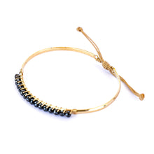 Cargar imagen en el visor de la galería, Pulsera Cristina onix negro