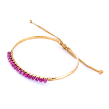 Cargar imagen en el visor de la galería, Pulsera Cristina rubí