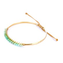 Cargar imagen en el visor de la galería, Pulsera Cristina crisoprasa