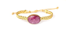 Cargar imagen en el visor de la galería, Pulsera Trenza rubí
