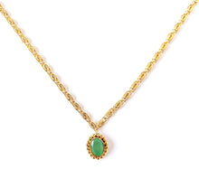 Cargar imagen en el visor de la galería, Collar Kalé en onyx verde