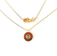 Cargar imagen en el visor de la galería, Collar Coralina con labradorita