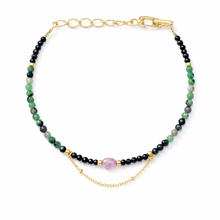 Cargar imagen en el visor de la galería, Pulsera Ana zoisita

