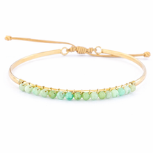 Cargar imagen en el visor de la galería, Pulsera Cristina crisoprasa
