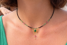 Cargar imagen en el visor de la galería, Gargantilla Ana espinela negra
