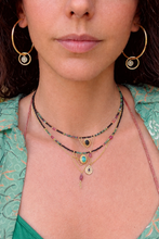 Cargar imagen en el visor de la galería, Gargantilla Ana espinela negra
