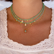 Cargar imagen en el visor de la galería, Collar Sofia topacio azul
