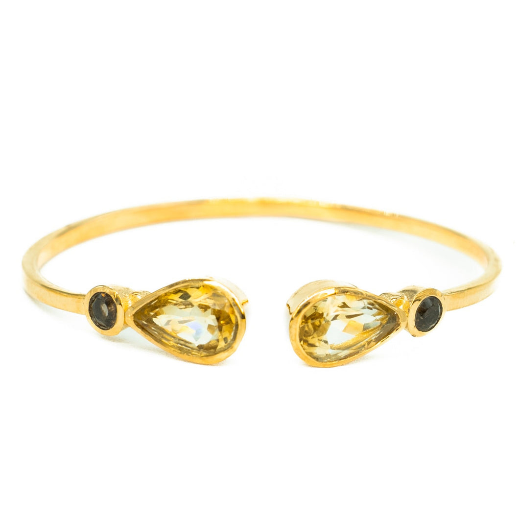 Pulsera Luna citrino