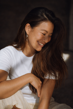 Cargar imagen en el visor de la galería, Aros Estrella con Calcedonia Azul
